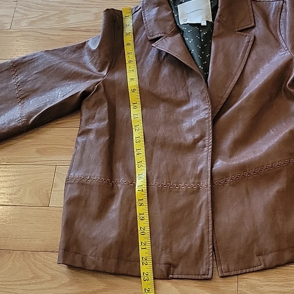 Anthropologie Hayden Faux Leather Jacket. - Picture 15 of 16